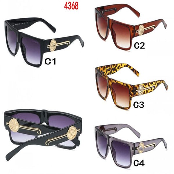 

4368 polarized sunglasses for men and women big frame square luxury sunglasses designer outdoor fashion, White;black
