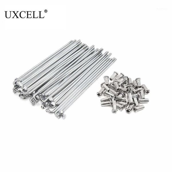 

uxcell 36pcs 72pcs 4mm-4.3mm thread diameter 158mm-170mm length motorcycle wheel spokes with nipples1