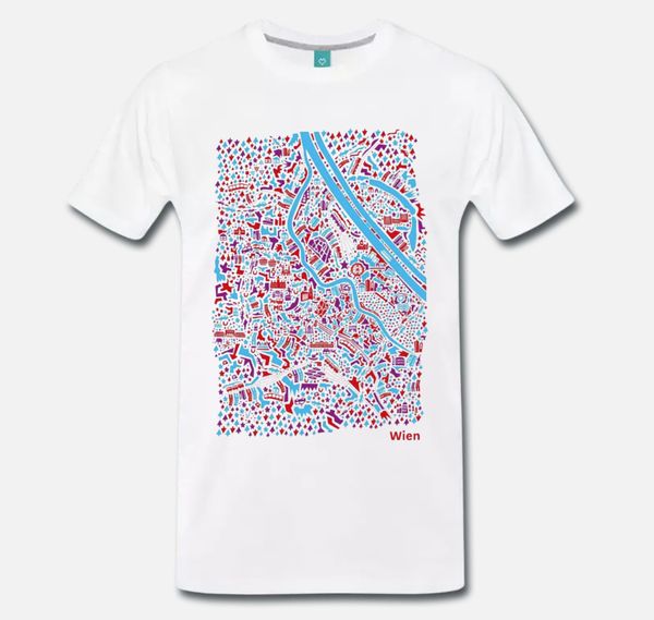 

t-shirt mappa artwork souvenir vienna austria wien - 1 sport hooded sweatshirt hoodie
