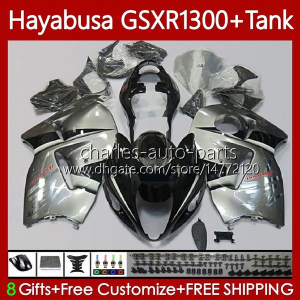 Feedings para Suzuki Hayabusa GSXR-1300 GSXR 1300 CC GSXR1300 96 97 98 99 00 01 74No.80 GSX-R1300 BLK Silvery 1300cc 2002 2003 2004 2005 2006 2007 GSX R1300 96-07