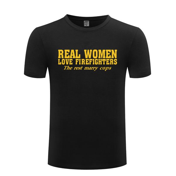 

real women love firefighters letter men's t shirt t shirt men 2018 new short sleeve cotton casual tee sport hooded sweatshirt hoodie