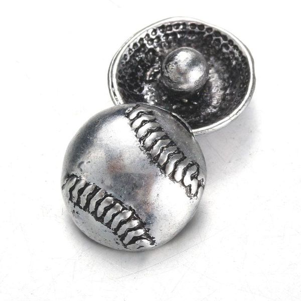 

10pcs lot boom life snap jewelry crystal baseball metal 12mm snap buttons fit diy oem snap bracelets for women 5344 h jllxtt