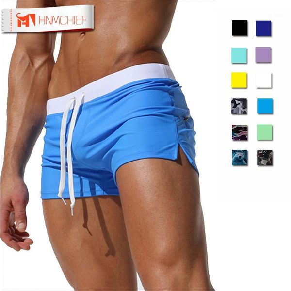 

brand low waist pouch gay mens boxer beach shorts summer men`s quick dry comfy drawstring breathable home shorts camouflage1, White;black