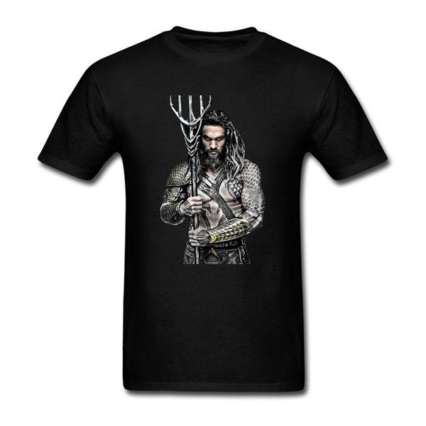 

printed men short sleeve funny s men jason momoa aquaman design cotton 2 hoodie designers t shirts sweatshirt