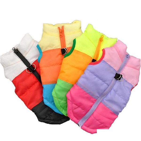 

new winter warm pet dog clothes vest harness puppy coat jacket apparel 13 color large shipping 2m55n