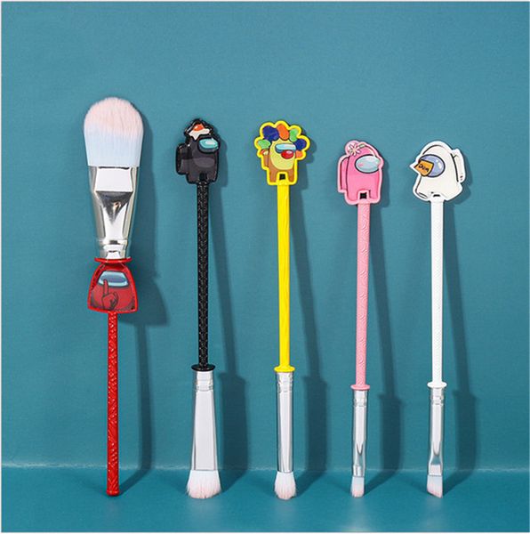 

game among us cosmetic makeup brushes set powder foundation eyeshadow eyeliner lip brush tool make up brushes beauty tools sale e122801