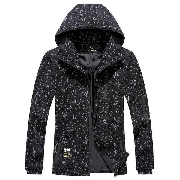 

new arrival windbreaker men thin fashion cap super large casual loose print mens jackets and coats plus size 4xl-8xl 9xl 10xl1, Black;brown