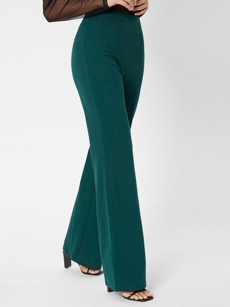 

tall zipper back solid palazzo pants x5bp#, Black;white