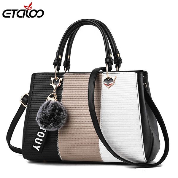 

women's handbags leather bags for women casual tote ladies bags bolsos fur women messenger bags 200929