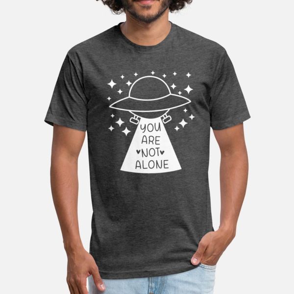 

you are not alone - alien ufo gift idea for geeks t shirt fun anime latest tracksuit hoodie sweatshirt