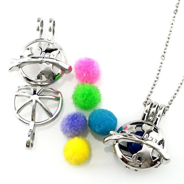 

k804 silver cat star beads клетка подвеска pearl аромат эфирное масло диффузор медальон ожерелье k804 silver jlliak home003, Black