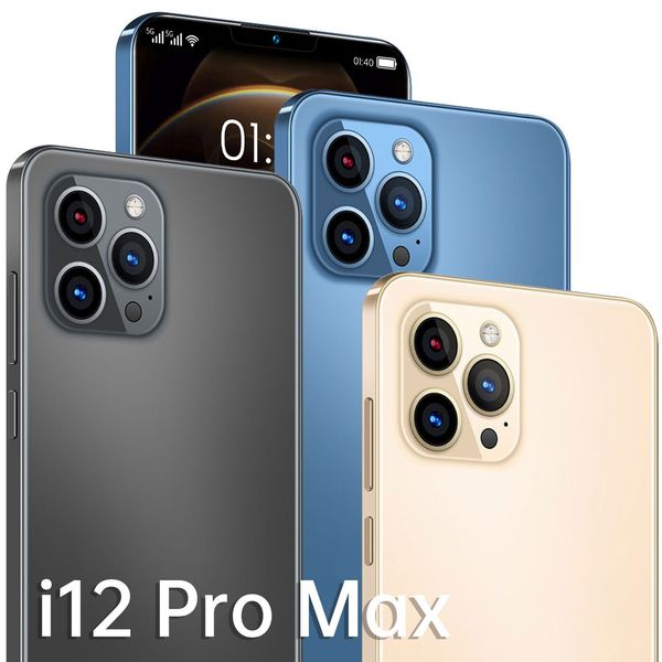 

new 6.3-inch phone12promax cross-border android foreign trade mobile phone with high-definition notch smartphone