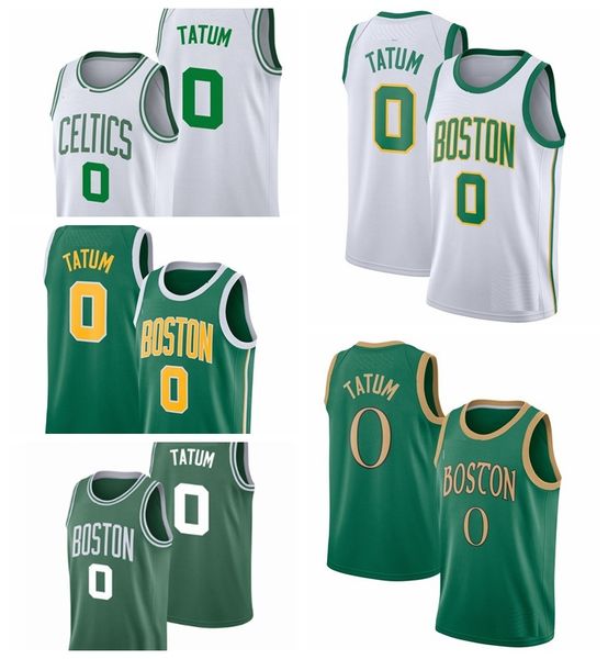бостон celtics ясон 0 татум баскетбольного высокого качества, Black;red