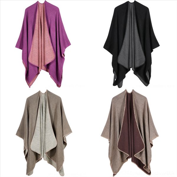 

m7ms women winter triangle solid color scarf black shl scarf sequin neck plaid cashmere shawl female wraps new bandana