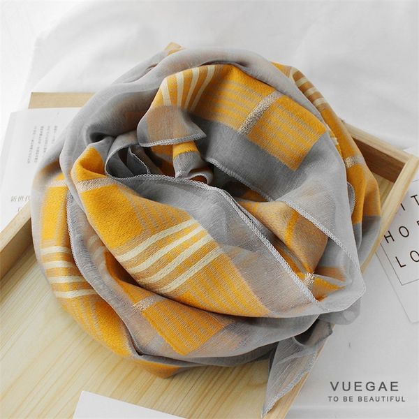 

silk wool scarf scarves for women fashion print shawls and wraps lady hijabs foulard bandana female pashmina beach stoles y201007, Blue;gray