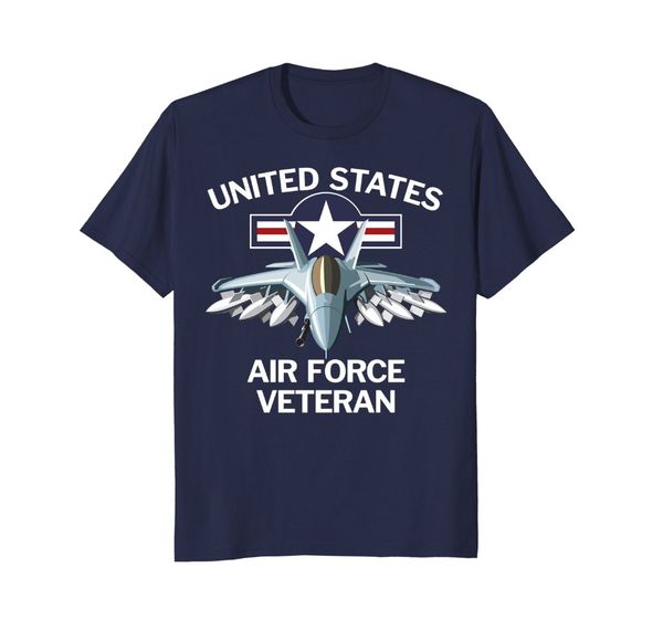 

brand summer crew neck men's tee us air force veteran with fully loaded jet aircraft sport hooded sweatshirt hoodie men t shirt