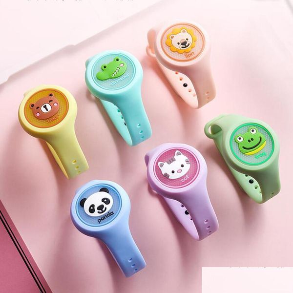 

sile mosquito repellent band summer mosquito killer outdoor kids children cartoon anti mosquito bracelet qylfae garden2010