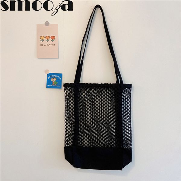 

hbp smooza 2020 women bags summer new beach bag mesh net handbag shoulder