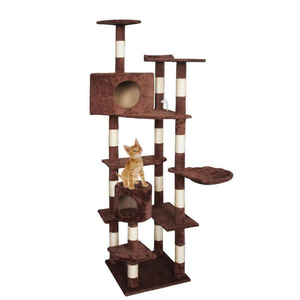 

new cat tree 80" condo furniture scrat qylqyy bdesports