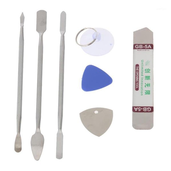 

7pcs hand tool kit metal spudger pry opening tools kits mobile phone repairing tool for phone laptablet smartphone1