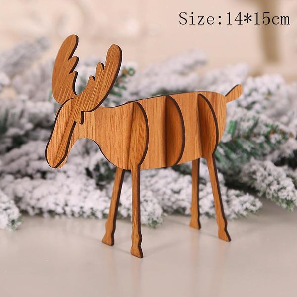 

деревянная елочная елка орнамент рождественские украшения для дома санта-клаус подарочные игрушки ремесел стол deco navidad xmas 2021 новый