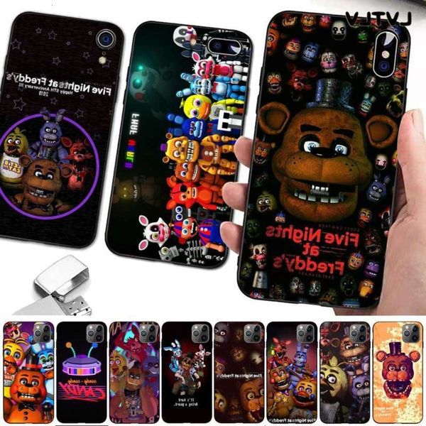 

t five nights in freddie fnaf freddie black mobile phone cover for vip 8 7 6 s plus 5 s se 2020 xr 11 pro