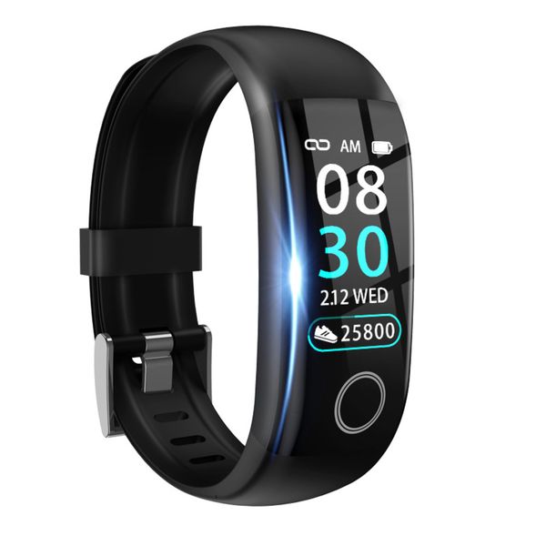 

new t10 smart bracelet can measure body temperature, call to remind heart rate, monitor movement and synchronize the steps