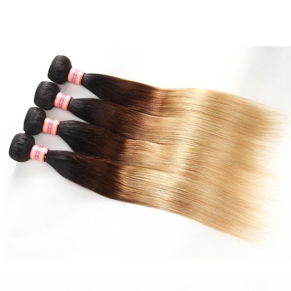 

peruvian straight hair bundles ombre straight virgin hair two three tone indian malaysian brazilian human hair straight, Black