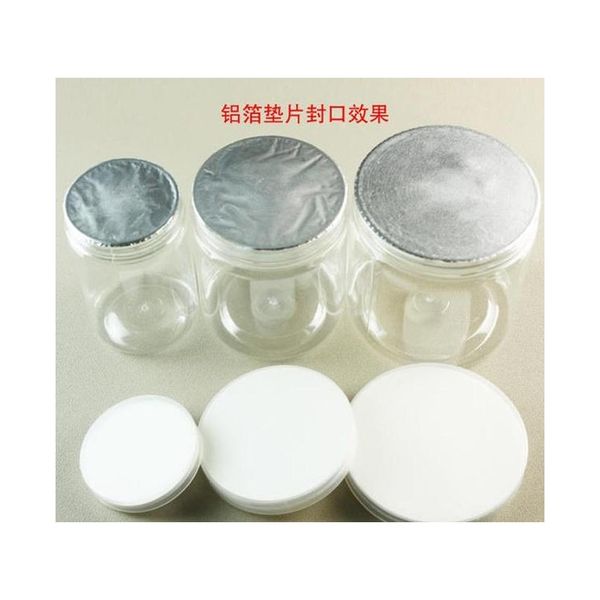 

200pcs 60mm/61mm/62mm/6m/64mm aluminum foil seal for plastic bottle,electric induction alumunim foil pads for pe jllgcj lucky2005