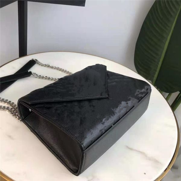 

matelass embossed envelope silver handbags overstitching mix luxurys shoulder bags toned small hardware in flap metal leather front lauh