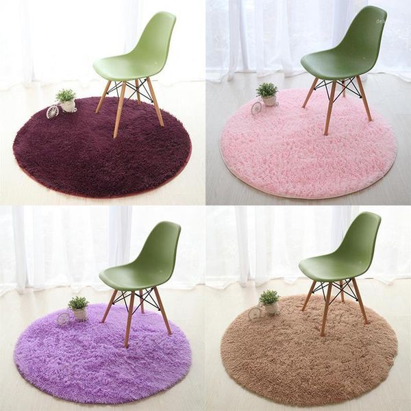 

thicken chair pat carpet mat round plush floor area rug home rugs rug for living room shaggy stuffed bedroom fluffy1