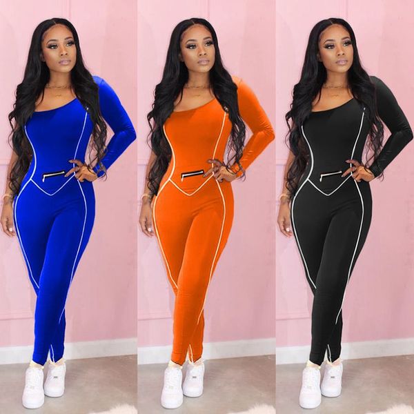 

new winter women's combination clothes inclined long sleeve ballet dance nightclub sports festival casual clothing color unified one ro, Blue;black