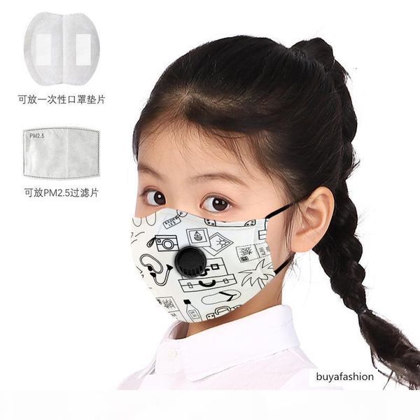 

summer filter children's valve wkkxl pm2.5 with mask haze-proof printed dust-proof and xxjkx