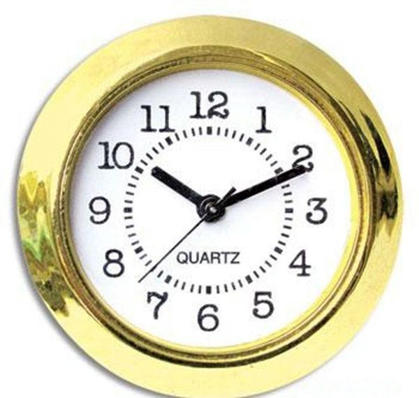 

37mm and gold quality ni clock gold plastic fit up clock insert arbic numerals sqcoia homes2007