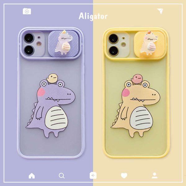 

push pull cover for vip 12 case cute little crocodile camera new 11 case