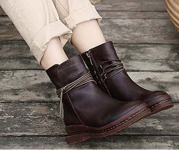 

fashion leather star women shoes woman leather short autumn winter ankle fashion brand women boots 03 p487, Black