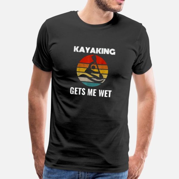

kayaking gets me wet vintage retro kayak kayaker t shirt classic oversized sportswear tracksuit hoodie sweatshirt