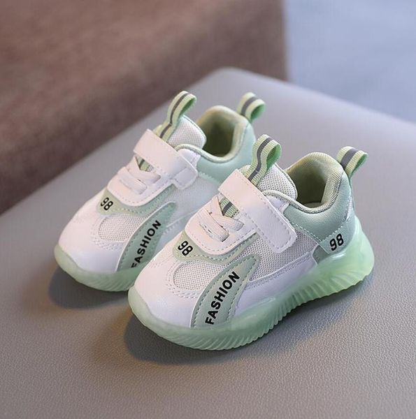 

2020 autumn children shoes boys casual shoes breathable knitting kids sneakers wearable outdoor girls sport running shoes bbyelb, Black