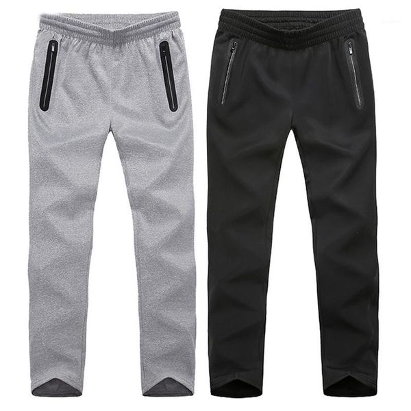 

plus size 7xl 8xl men's casual pants spring autumn men's joggers sweatpants trouser high waist loose straight sporting trousers1, Black