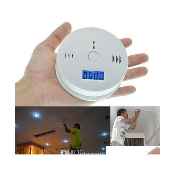 

co carbon monoxide tester alarm sensor warning detector gas fire poisoning detectors lcd display security sur qylhvt tore2010