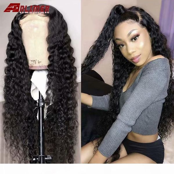 

g g anlimer preplucked 150% density 13x6 lace front human hair wigs brazilian non-remy hair wigs, Black