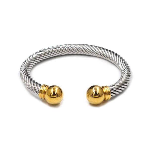 

fysara vintage braided open fashion cuff bangles for men male jewelry ancient stainless steel sporty charm bracelets bangles bbyzxc bdehome, Black