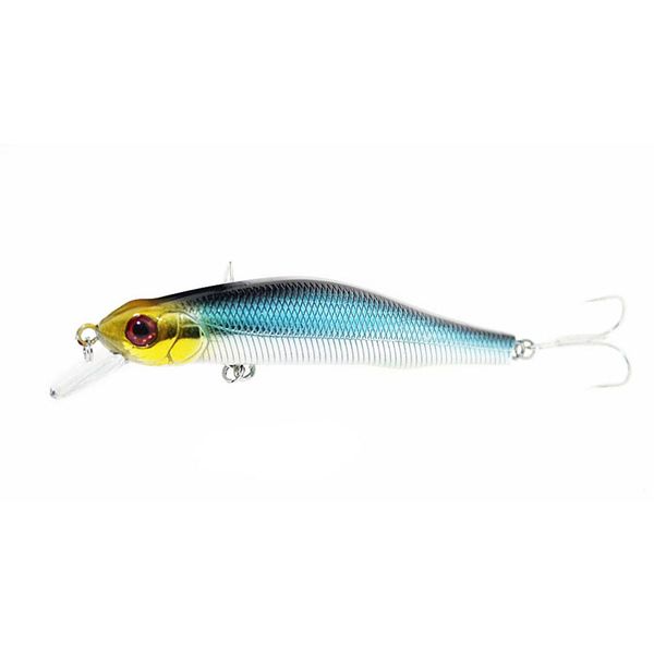

1 шт. рыбалка wobbler 10g / 8cm supend minnow pike bass рыболовные приманки с 6 # владелец крючок peche isca искусственный wmtlka