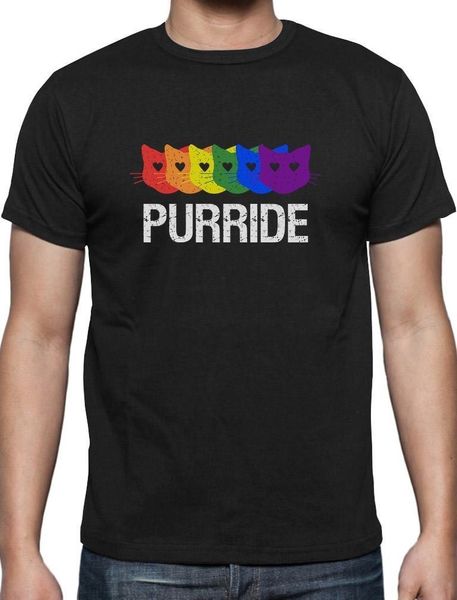 

модный бренд футболки мужчин лето purride gay pride cat lover смешные футболки радуга флаг t рубашки спорта толстовка с капюшоном толстовка