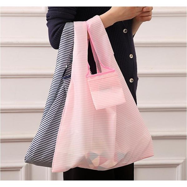 

eco friendly shopping tote bags promotion customizable creative foldable shopping bags 6 colors reusable grocery storage bag bh0493