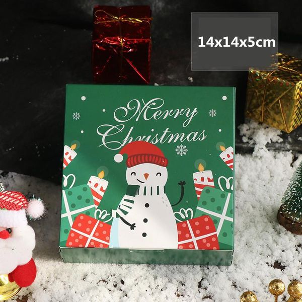 

stobag 10шт рождеством paper box санта-клауса зеленый красный бисквит конфетов для вечеринок для детей сувениры подарочные коробки jllewf mx