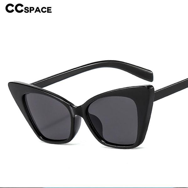 

sunglasses 49315 retro cat eye simple men women fashion shades uv400 vintage glasses, White;black