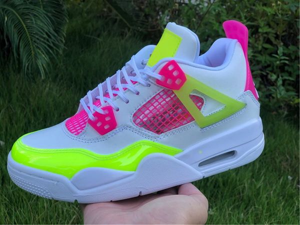 

men womens designer basketball shoes lemon venom pink blast 4 4s trainer sports sneakers