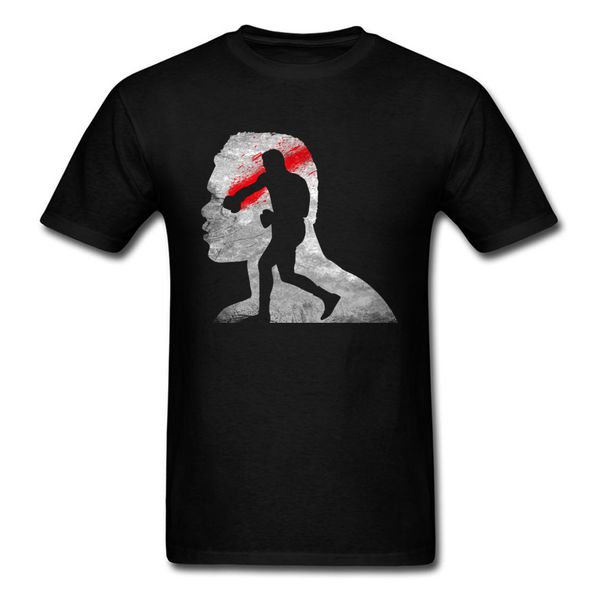 

sport 2018 cool boxer face men's t-shirts large size cotton tee shirt casual short sleeve clothing human silhouette