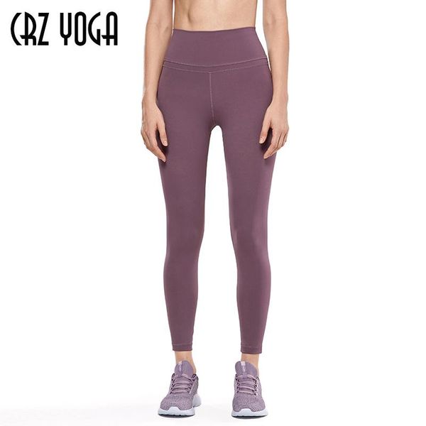 

crz yoga women's naked feeling i high waist tight pants workout leggings-25 inches kg-474, White;red